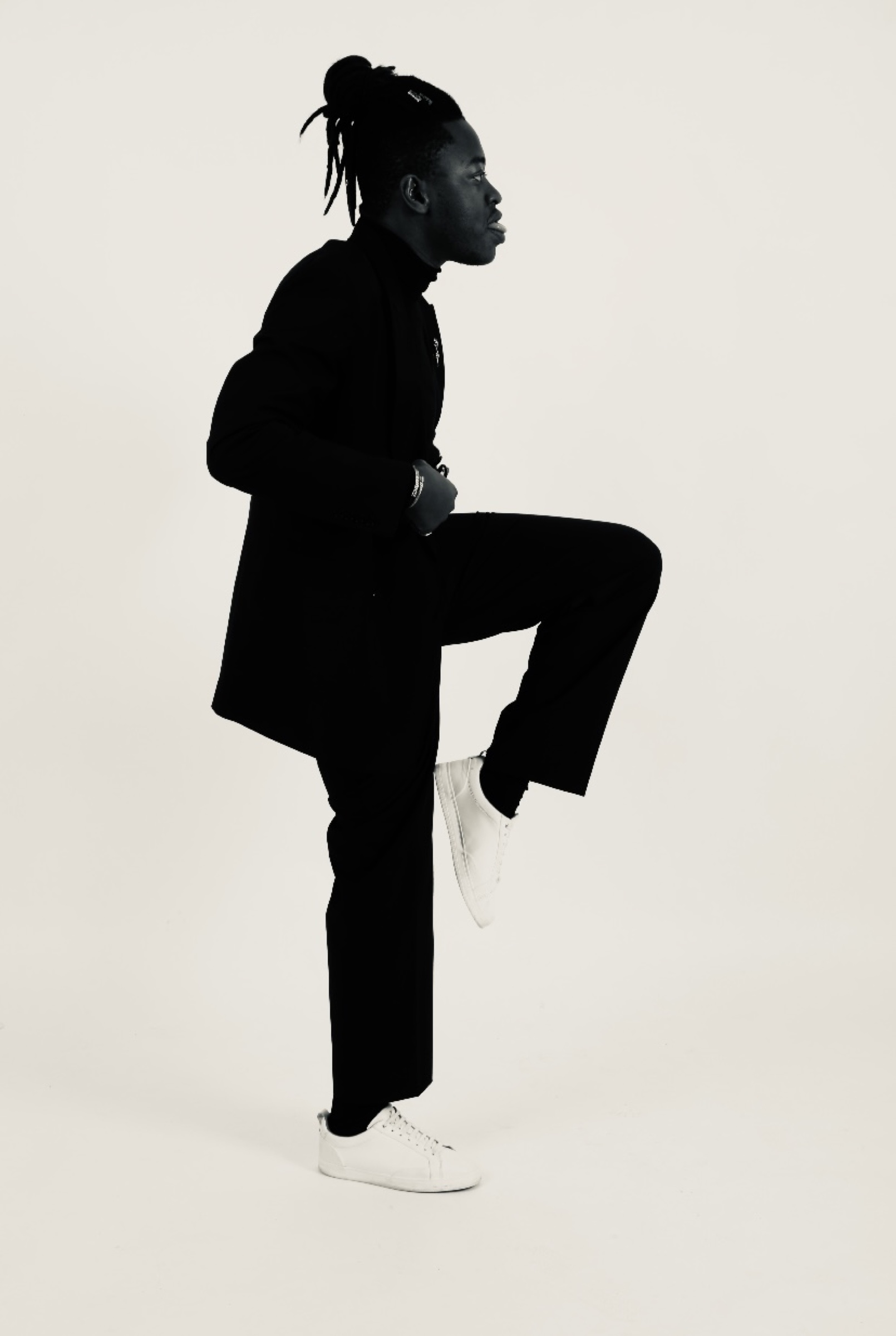 Portrait en silhouette d'Eric Maseko