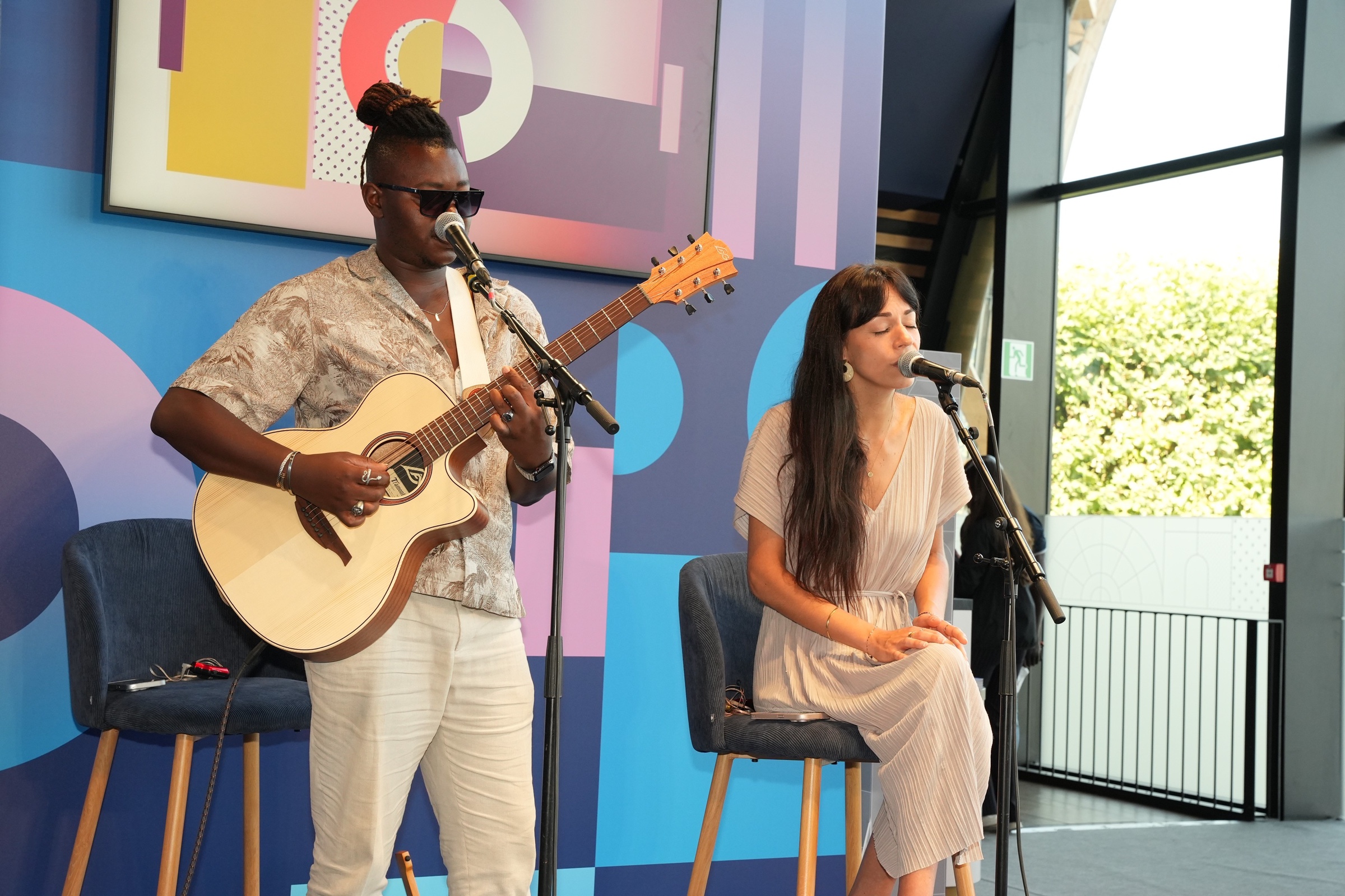 Marey et Eric en duo acoustique